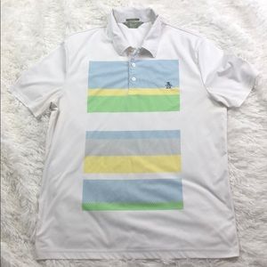 ORIGINAL PENGUIN Classic Fit White Short Sleeve L